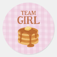 Team Girl Pancake Brunch Theme Gender Reveal