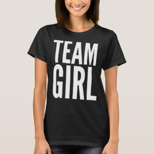 Team Girl Pink Girl Baby Shower Adoption Gender Re T-Shirt