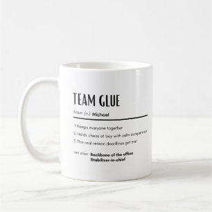 Team Glue Definition Personalized Name Coworker Coffee Mug