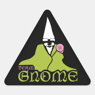 Team Gnome Triangle Sticker