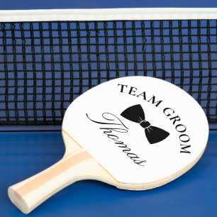 Team Groom Accessory · Custom Gift Groomsmaid Ping Pong Paddle