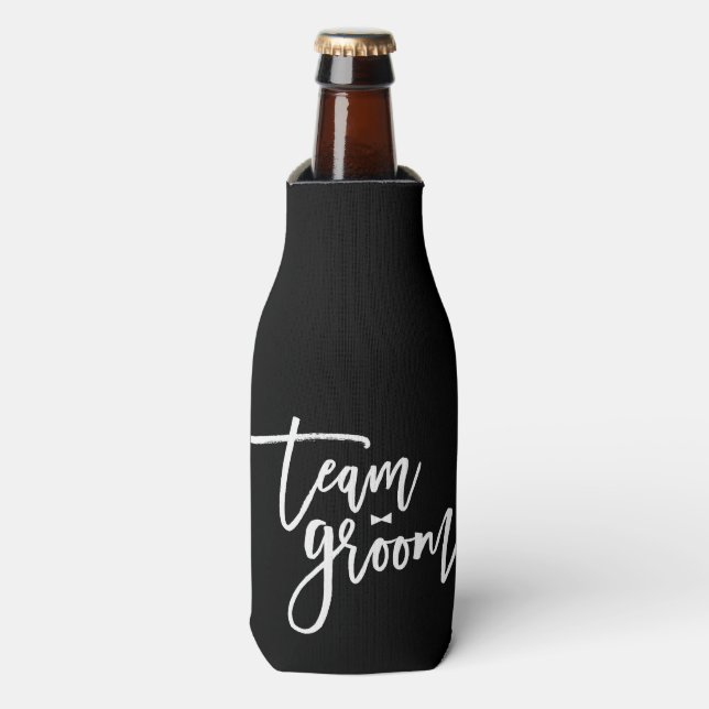 Team Groom Bow Cravate Bachelor Mariage Glacière (Bottle Devant)