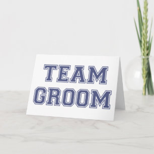 Team Groom Card