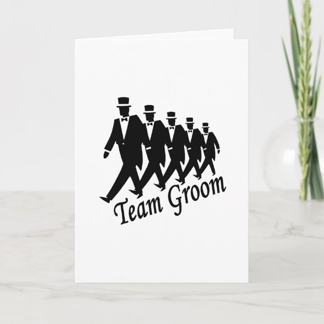 Team Groom Card (Front)