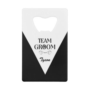 Team Groom - Creative Gifts for Groomsmen Wallet Bottle Opener