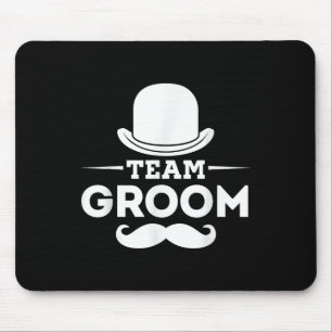Team Groom Crew Party Squad Grooms Bachelor Mouse Pad