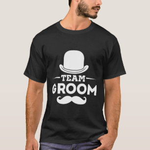 Team Groom Crew Party Squad Grooms Bachelor T-Shirt