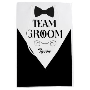 Team Groom - Custom Groomsmen Gift Bags