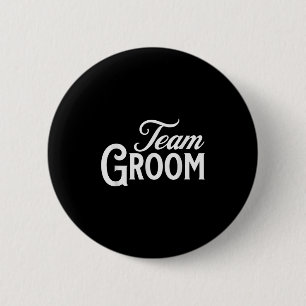 Team Groom Group Matching Bachelor Party 2024 Groo 2 Inch Round Button