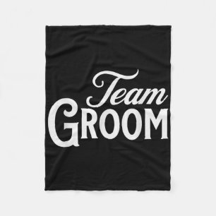 Team Groom Group Matching Bachelor Party 2024 Groo Fleece Blanket