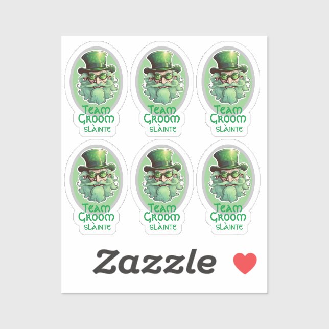 Team Groom leprechaun gnome (Sheet)