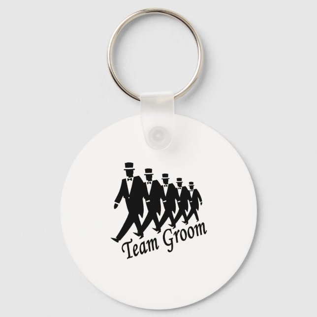 Team Groom (Men) Keychain (Front)