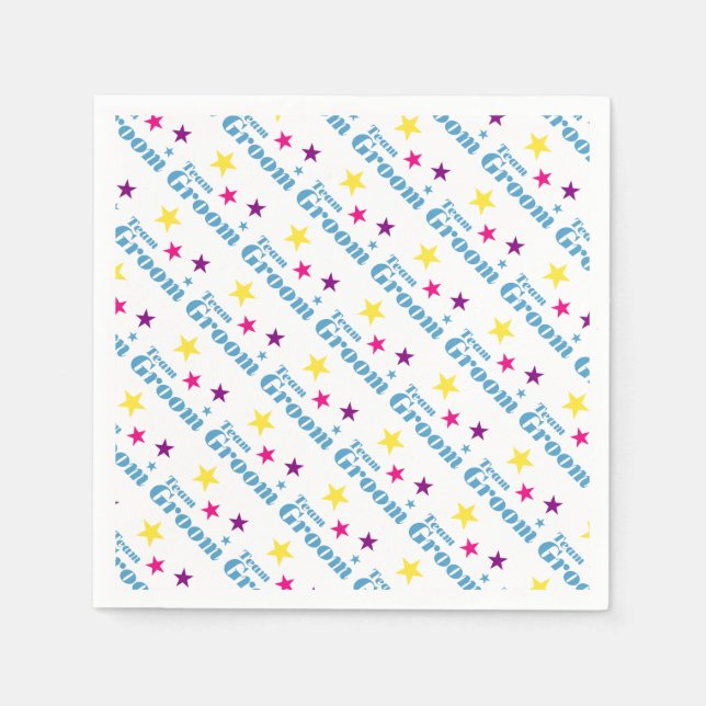 Team groom napkin (Front)