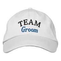 Team groom Personalized Embroidered Baseball Cap
