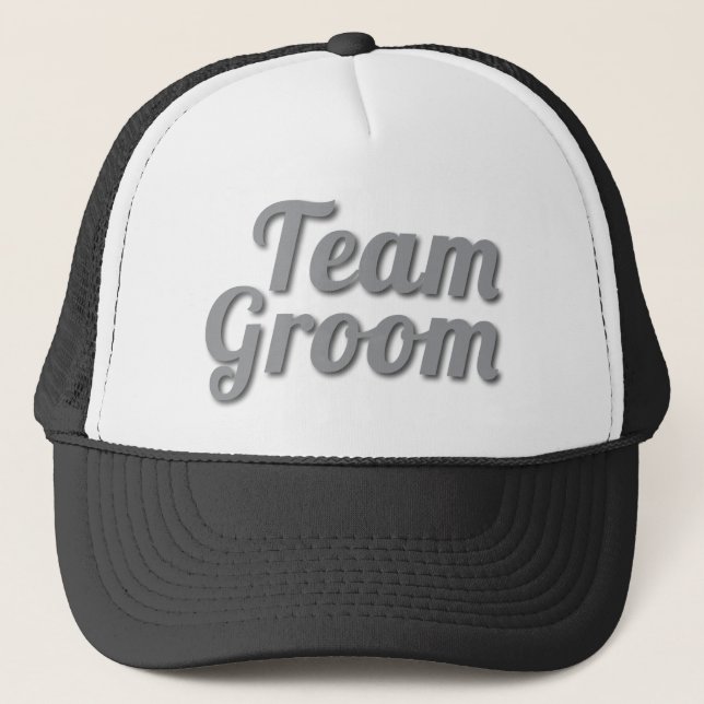 Team Groom Shadow Trucker Hat (Front)