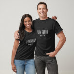 Team Groom Shirt<br><div class="desc">Team groom, this short sleeve, cotton crew neck shirt is shown in the Black colour with a sample last name, so you can customize this shirt to your liking, by clicking on customize button, look to right and find the appropriate boxes and change the sample text to your information. Perfect...</div>