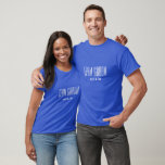 Team Groom Shirt<br><div class="desc">Team groom, this short sleeve, cotton crew neck shirt is shown in the deep royal colour with a sample last name, so you can customize this shirt to your liking, by clicking on customize button, look to right and find the appropriate boxes and change the sample text to your information....</div>