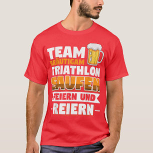 Team Groom Stag Party Shopping Celebrations Eyelet T-Shirt