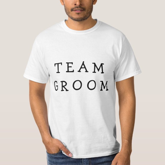 Team Groom T-Shirt (Front)