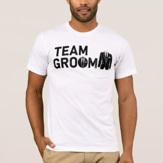 Team Groom Wedding Bachelor Party Tuxedo Graphic T-Shirt