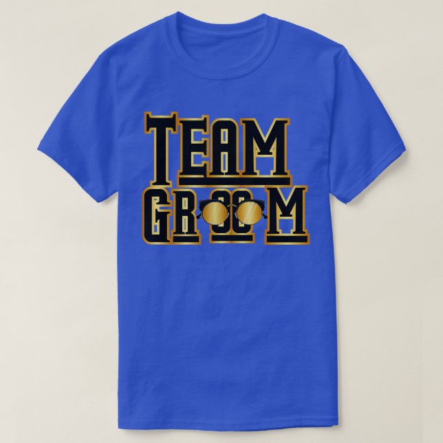 Team Groom Wedding Party 2 T-Shirt (Design Front)
