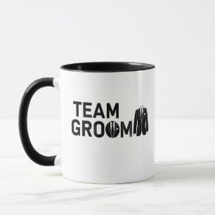 Team Groom Wedding Party Elegant Tuxedo Suit  Mug