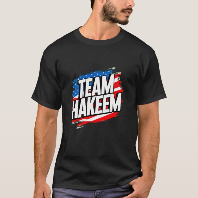 Team HAKEEM JEFFRIES Democrat Presidential Electio T-Shirt (Front)