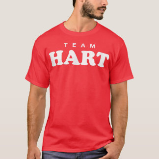 Team Hart Personalized Surname Bride Groom Family T-Shirt