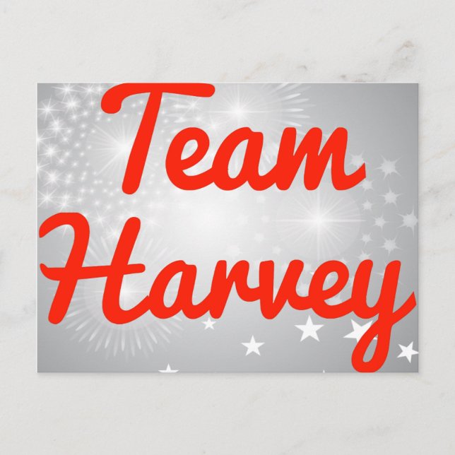 Team Harvey Postcard (Front)