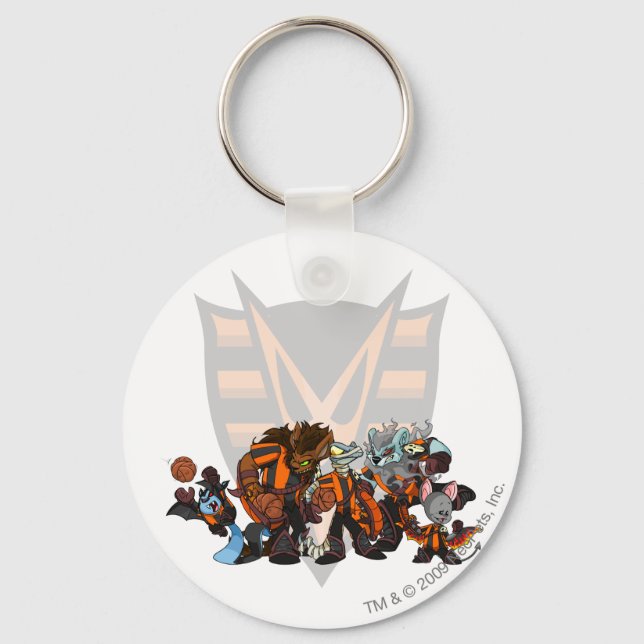 Team Haunted Woods Group Keychain (Front)
