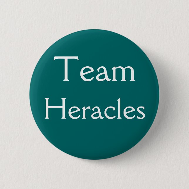 Team Heracles badge 2 Inch Round Button (Front)