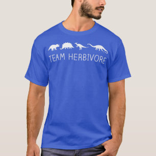 Team Herbivore Cute and Funny Dinosaur Vegan  T-Shirt