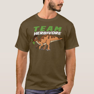 Team Herbivore Funny Dinosaur Vegan Vegetarian T-Shirt