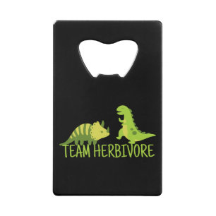 Team Herbivore Vegan Credit Card Bottle Opener