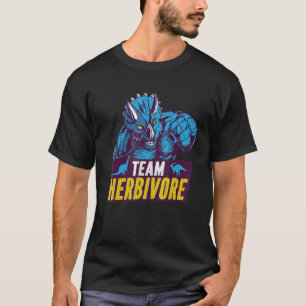 Team Herbivore Vegan Dinosaur Vegetarians and Vega T-Shirt