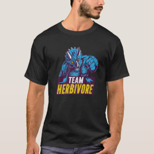 Team Herbivore Vegan Dinosaur Vegetarians and Vega T-Shirt