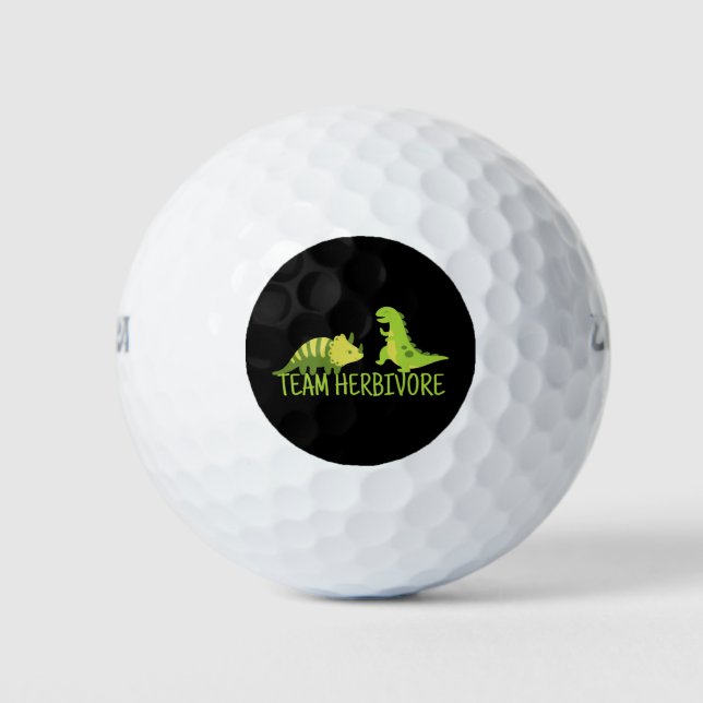 Team Herbivore Vegan Golf Balls (Front)