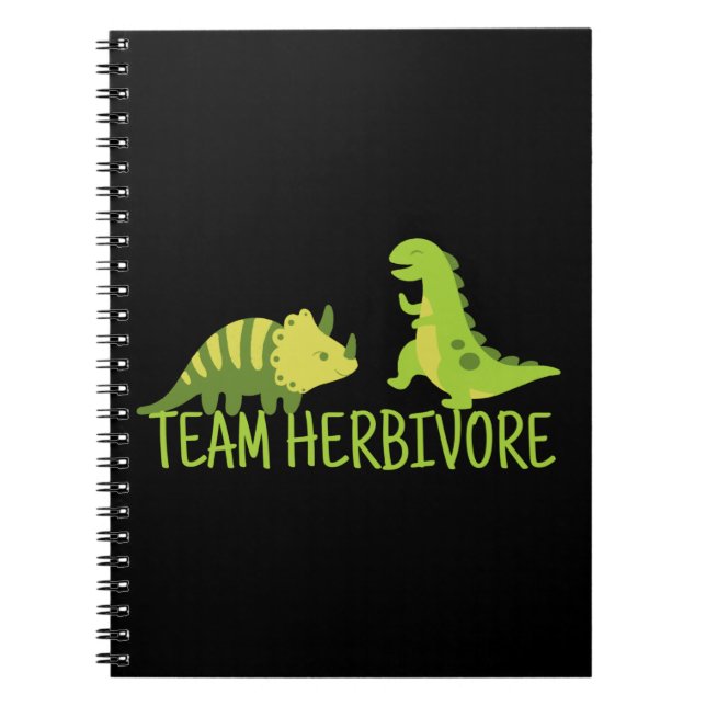 Team Herbivore Vegan Notebook (Front)