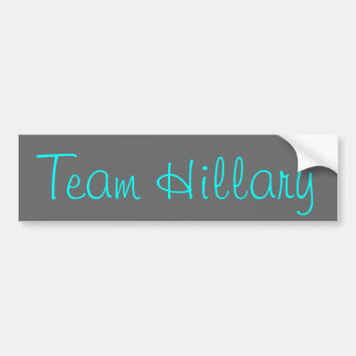 Team Hillary Bumper Sticker