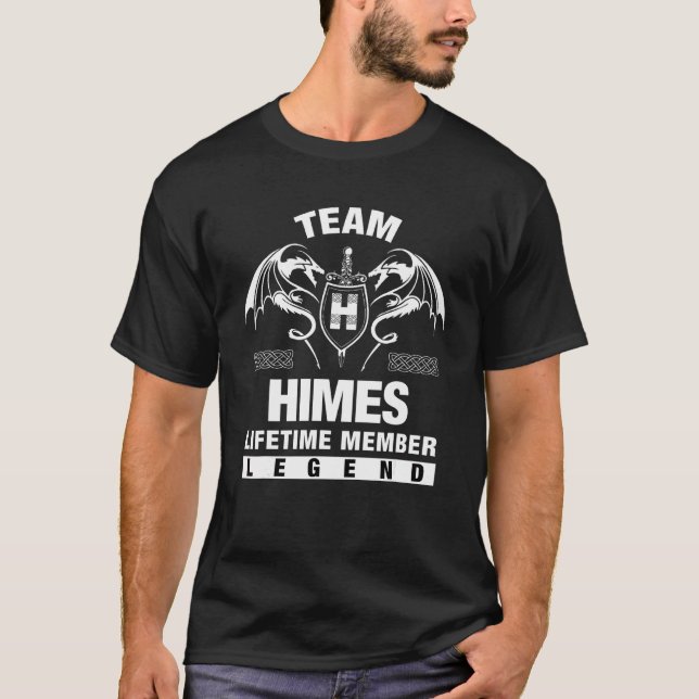 Team Himes Lifetime Member T-Shirt (Front)