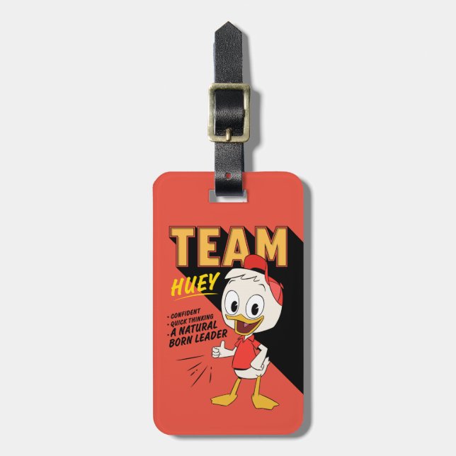 Team Huey Luggage Tag (Front Vertical)