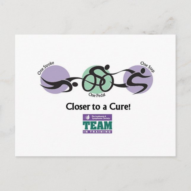 Team in Training Thank You Postcard (Front)