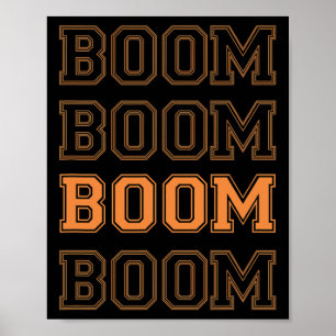Team India Bumrah Fan Shirt - Boom Boom Boom Boom  Poster