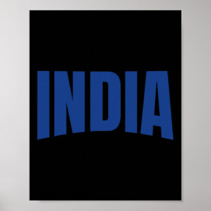 Team India World Cricket Cup Fan Shirt Jersey  Poster