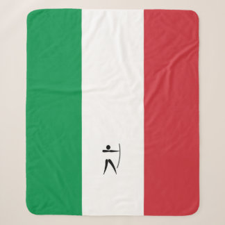 Team Italy Archery Sherpa Blanket