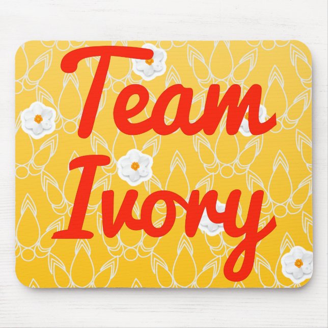Team Ivory Mouse Pad (Front)