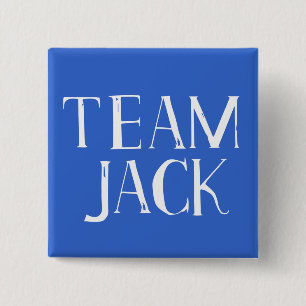 Team Jack 2 Inch Square Button