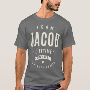 Team Jacob Lifetime Member Funny Name Jacob boy gi T-Shirt