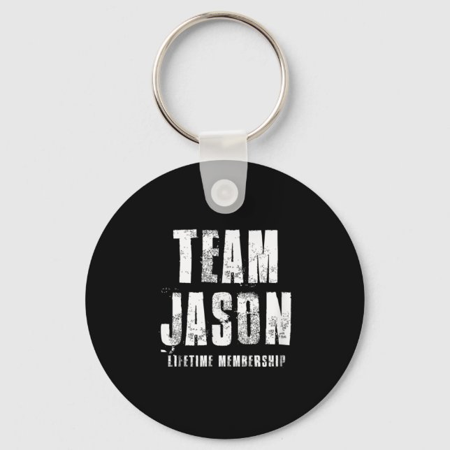 Team Jason Motivational Insrational Proud Family  Keychain (Front)