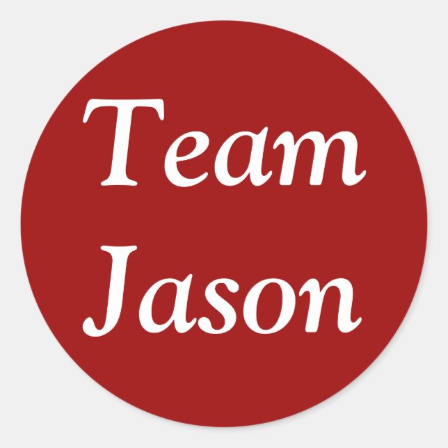 Team Jason sticker (Front)